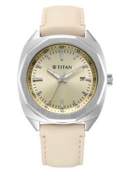 Titan - Classique Deca Quartz Analog 3 Hands With Date Display Watch - 90245SL02 (M)
