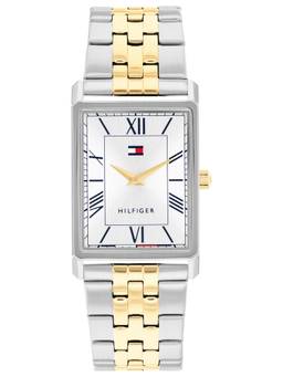 Tommy Hilfiger - Ben Quartz Basic Analog Silver White Dial Two Tone Watch - TH1710774W (M)