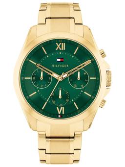 Tommy Hilfiger - Josh Quartz Multifunction Analog Green Dial Gold Watch - TH1710792W (M)