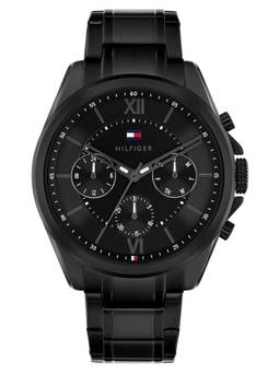 Tommy Hilfiger - Josh Quartz Multifunction Analog Black Dial Black Watch - TH1710793W (M)