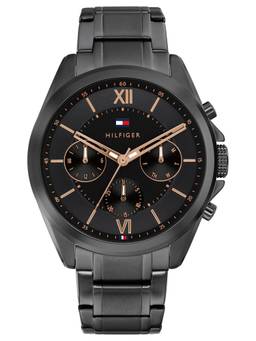 Tommy Hilfiger - Josh Quartz Multifunction Analog Black Dial Grey Watch - TH1710848W (M)