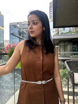 CrossKulture - Silver Women Metal Stretchable Belt