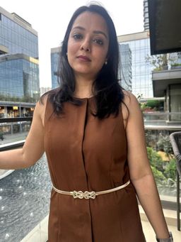 CrossKulture - Gold Women Metal Stretchable Belt