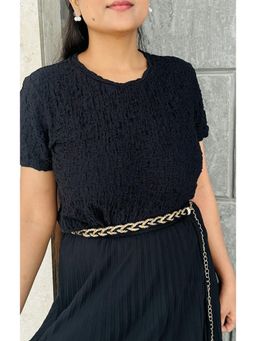 CrossKulture - Gold Women Metal Bling Belt