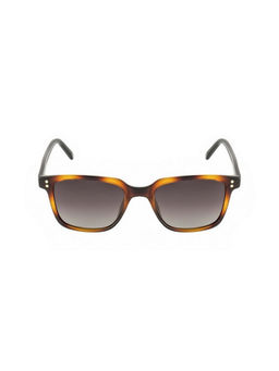 Opium Eyewear - Men Brown Square Sunglasses with Polarized Lens (OP-1904-C02)
