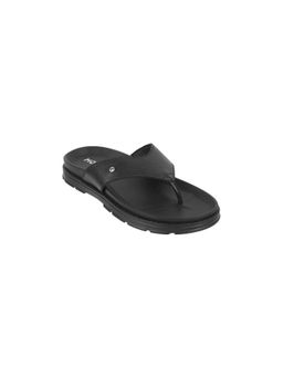 Mochi - Men Black Synthetic Slip On Sandals