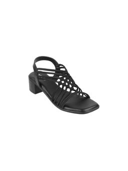 Metro - Women Black Synthetic Back Strap Sandals