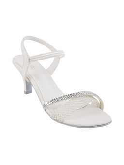 Metro - Women White Synthetic Back Strap Sandals