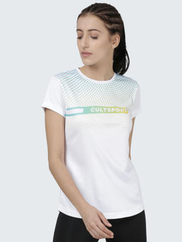 CULT - Dugout Radial White Relaxed Tee