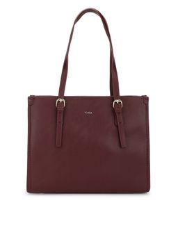 TYRA - Hazel Maroon Tote Handbag