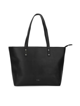 TYRA - Daisy Black Tote Handbag