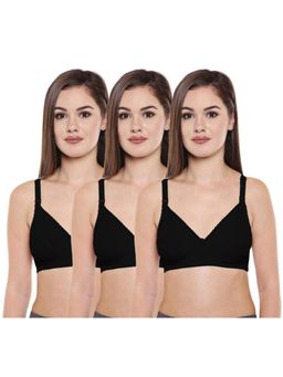 Bodycare - Pack of 3 Maternity/Feeding Bra In Black Colour