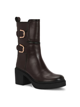 Delize - Women Brown Mid Top Casual Boots