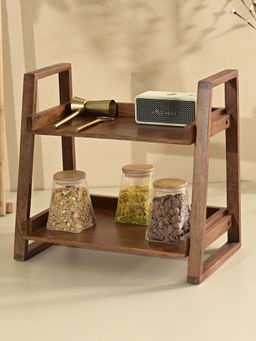 Brick Brown - Brown Kitchen Organizer Spice Rack