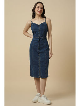 Allen Solly - Women Navy Solid Casual Dress