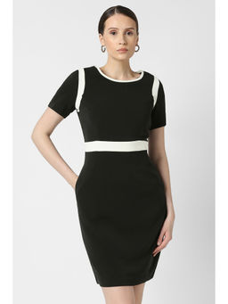 Van Heusen - Women Black Patterned Formal Dress