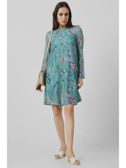 Van Heusen - Women Green Print Party Dress