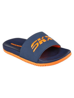 SKECHERS - Boys Gambia Iii-Grayler Navy Blue Flipflops
