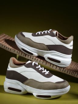 SOLETHREADS - Odyssey Beige Colorblock Women Sneakers