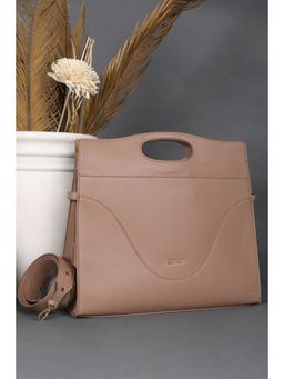 Allen Solly - Women Beige Casual Sling Bag With Detachable Strap