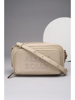 Allen Solly - Women Beige Casual Sling Bag