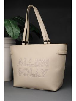 Allen Solly - Women Beige Formal Tote Bag