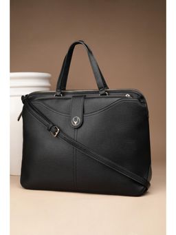 Allen Solly - Women Black Formal Messenger Bag With Detachable Strap