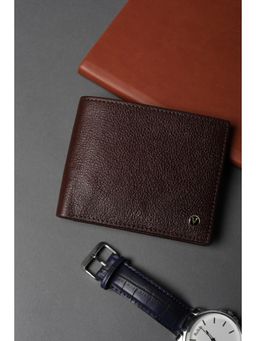Van Heusen - Men Brown Genuine Leather Wallet
