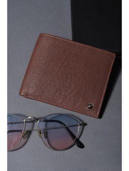 Van Heusen - Men Brown Genuine Leather Wallet