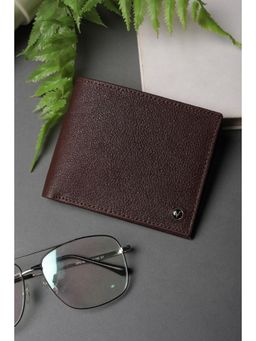 Van Heusen - Men Brown Genuine Leather Wallet