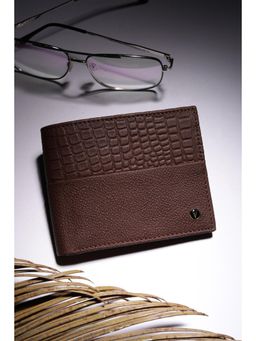 Van Heusen - Men Brown Genuine Leather Wallet