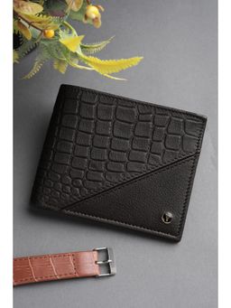 Van Heusen - Men Black Genuine Leather Wallet