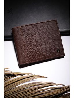 Van Heusen - Men Brown Genuine Leather Wallet