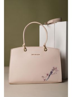 Van Heusen - Women Pink Printed Casual Handbag With Detachable Strap