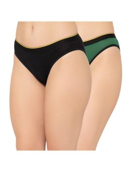 Bummer - Womens Solid Micro Modal Bikinis Ultra Soft Underwear Multi-Color (Pack of 2)