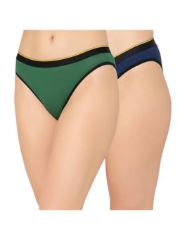 Bummer - Womens Solid Micro Modal Bikinis Ultra Soft Underwear Multi-Color (Pack of 2)