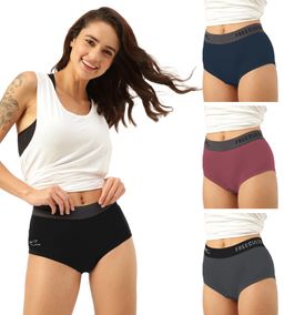 FREECULTR - Womens Antibacterial Micromodal Airsoft Boxer Brief Multi-Color (Pack of 4)