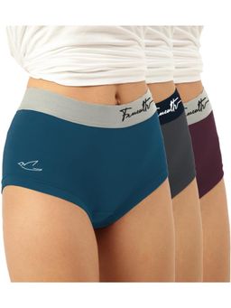 FREECULTR - Womens Antibacterial Micromodal Airsoft Cult Boxer Brief Multi-Color (Pack of 3)