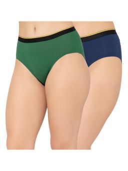 Bummer - Womens Solid Micro Modal Hipsters Panties Ultra Soft Underwear Multi-Color (Pack of 2)