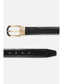 Allen Solly - Men Black Textured Casual Belt