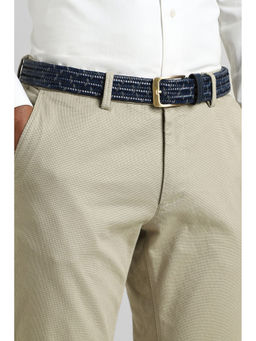 Simon Carter - Men Textured Navy Blue Belt