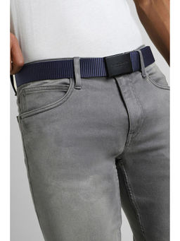 Simon Carter - Men Solid Navy Blue Belt