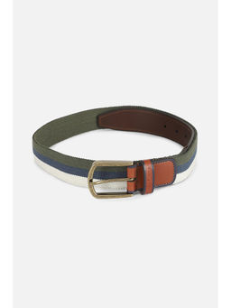 Simon Carter - Men Striped Multicoloured Belt