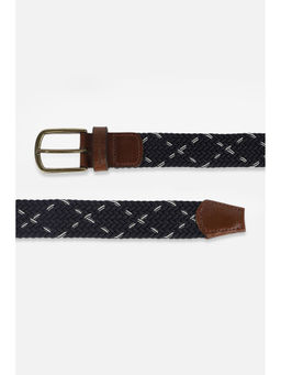 Simon Carter - Men Textured Black Belt