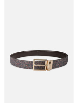 Simon Carter - Men Printed Multicoloured Belt Reversible