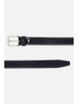 Van Heusen - Men Navy Blue Textured Belt