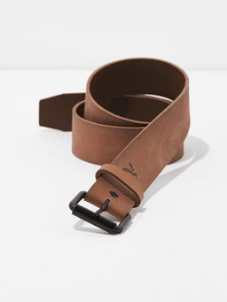 American Eagle - Men Brown Roller Buckle Belt