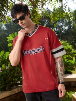 The Souled Store - Red Originals Fiesta Oversized T-Shirt