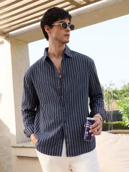 The Souled Store - Relaxed-Fit Shadow Men Relaxed Shirts
