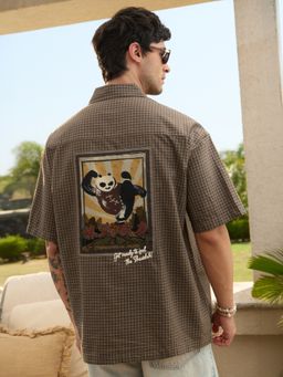The Souled Store - Official Kung Fu Panda: Thunder Men Oversized Shirt